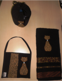 Kit para Carro Preto/Oncinha